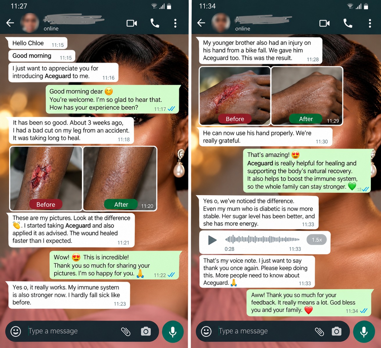 Ace Guard customer WhatsApp screenshot 5