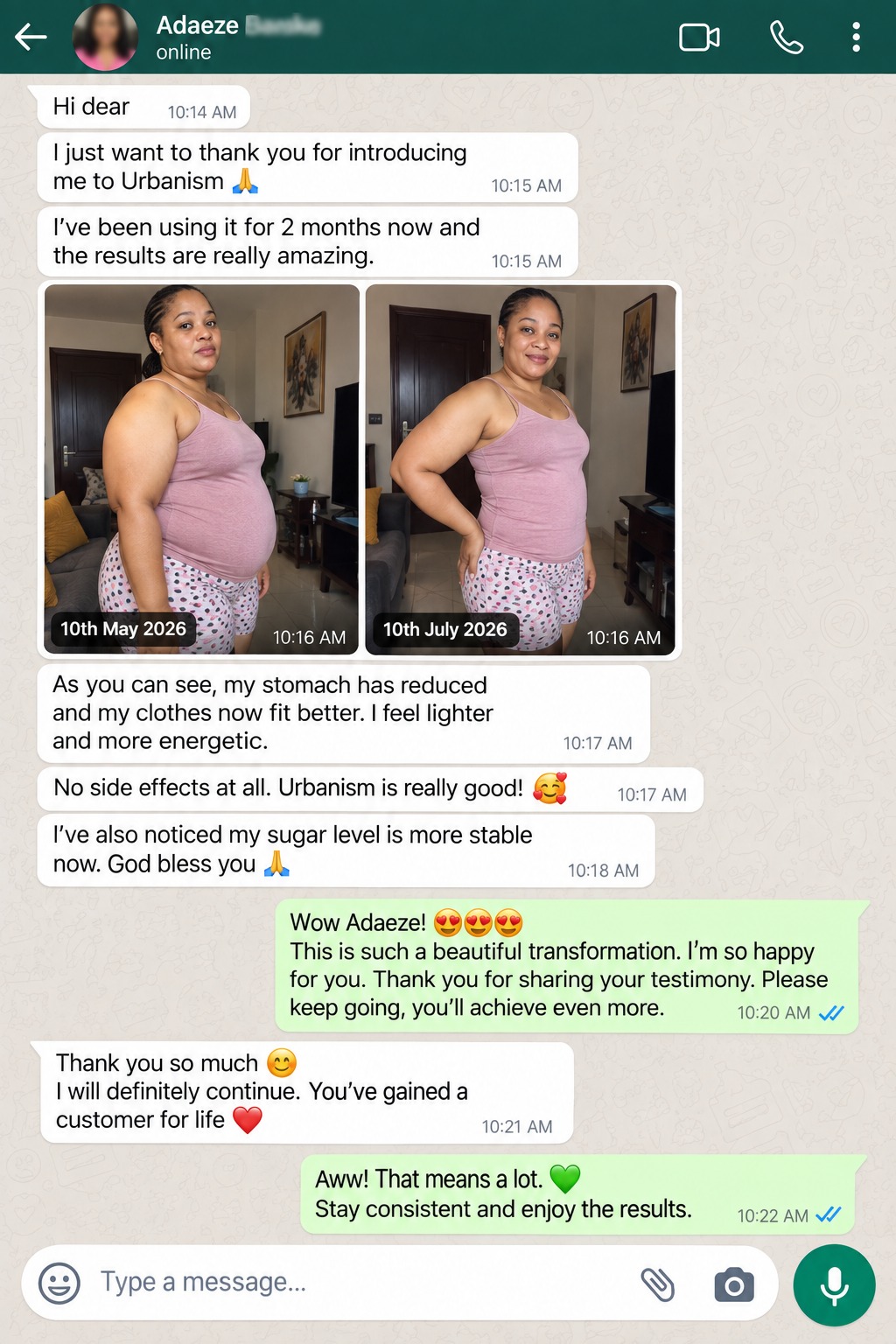 Urbanism customer testimony 2